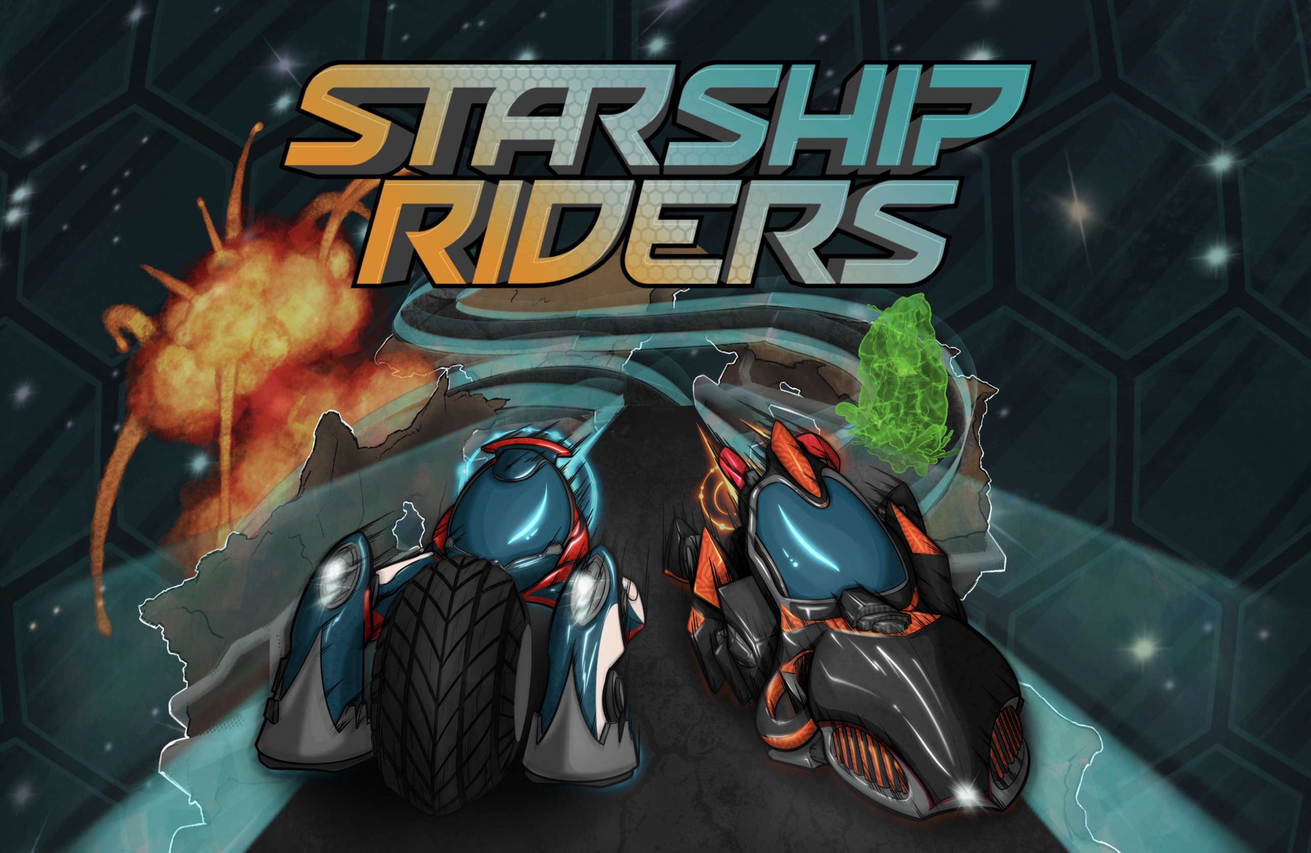 Starship Riders — artwork